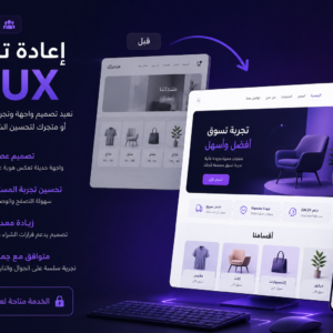 إعادة تصميم UI/UX (لعملاءنا الحاليين فقط)
